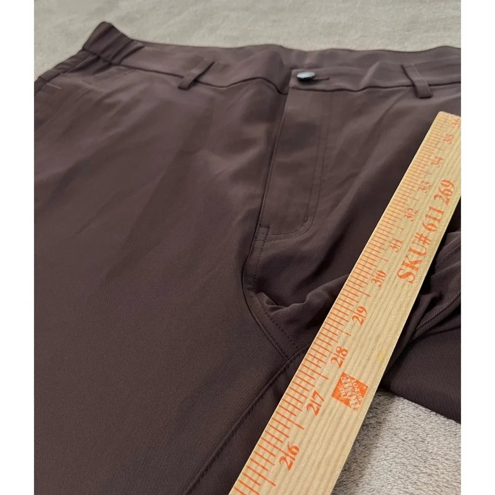 Jack Archer Jetsetter Pants Men's 36x28  Chocolate Brown Slim Fit Tech Chin EUC